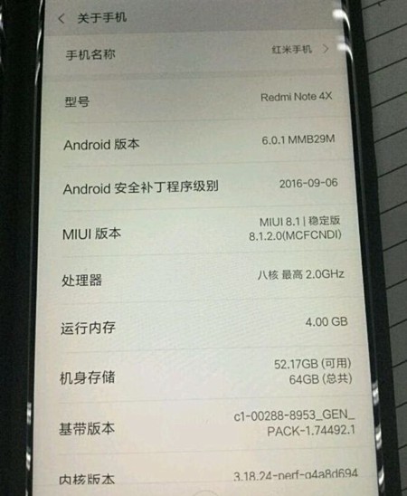گوشی هوشمند Redmi Note 4X