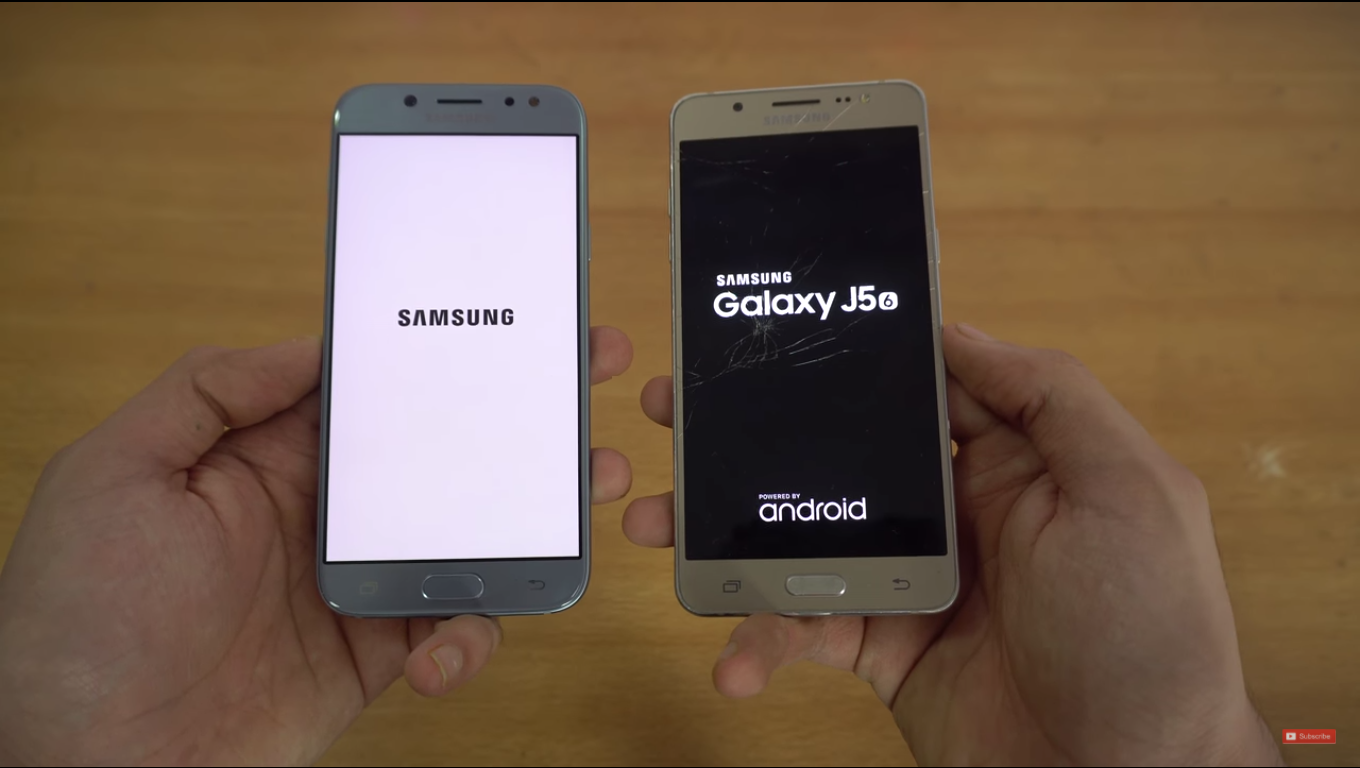 تماشا کنید: مقایسه سرعت Galaxy J5 2016 و Galaxy J5 2017