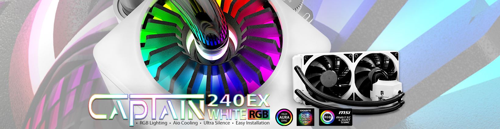 دیپکول از نسخه سفید رنگ خنک کننده مایع Captain 240 EX RGB رونمایی کرد