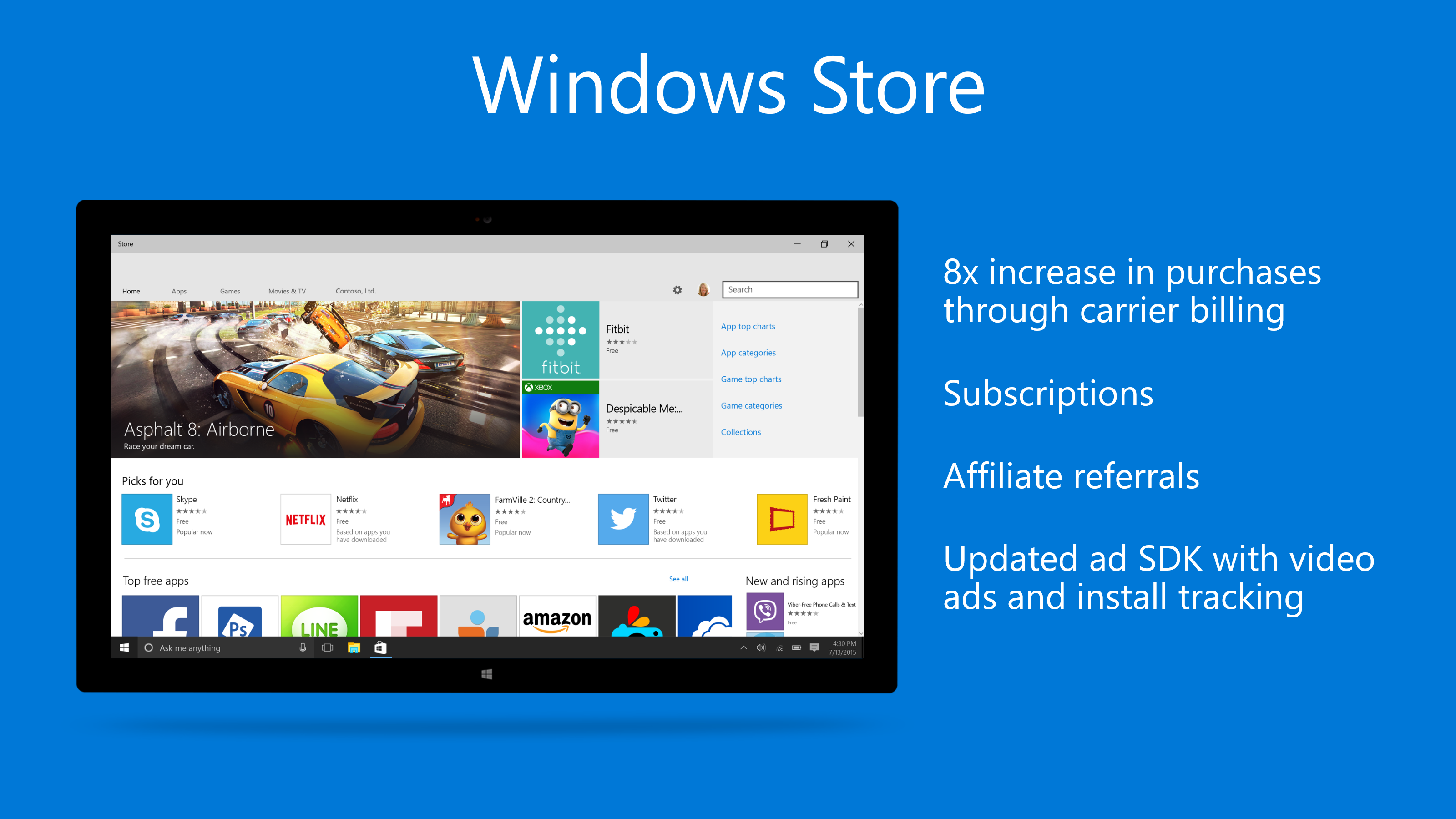 فروشگاه ویندوز 10 در حال گسترش: تغییر نام به مایکروسافت استور