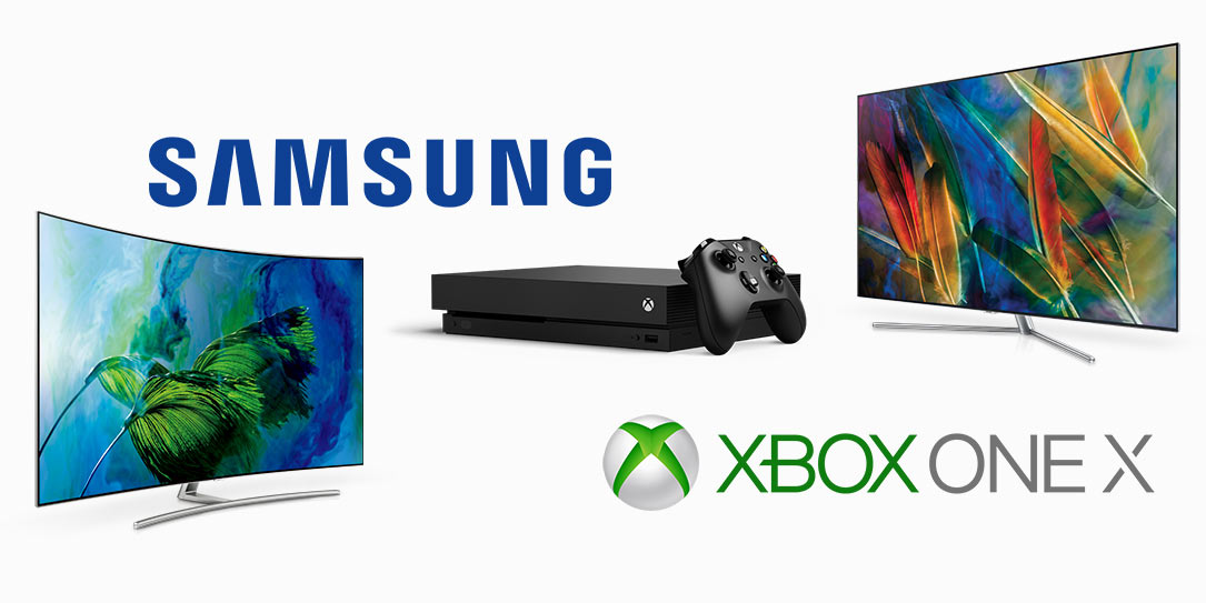 تلویزیون‌های QLED سامسونگ شریک تجاری Xbox One X برای تجربه بهتر گیمینگ 4K HDR می‌شود