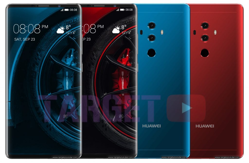 رندرهای هوآوی میت 10 پرو (Huawei Mate 10 Pro) منتشر شد