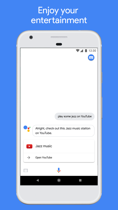 اسکرین‌شات‌هایی از برنامه|Google Assistant