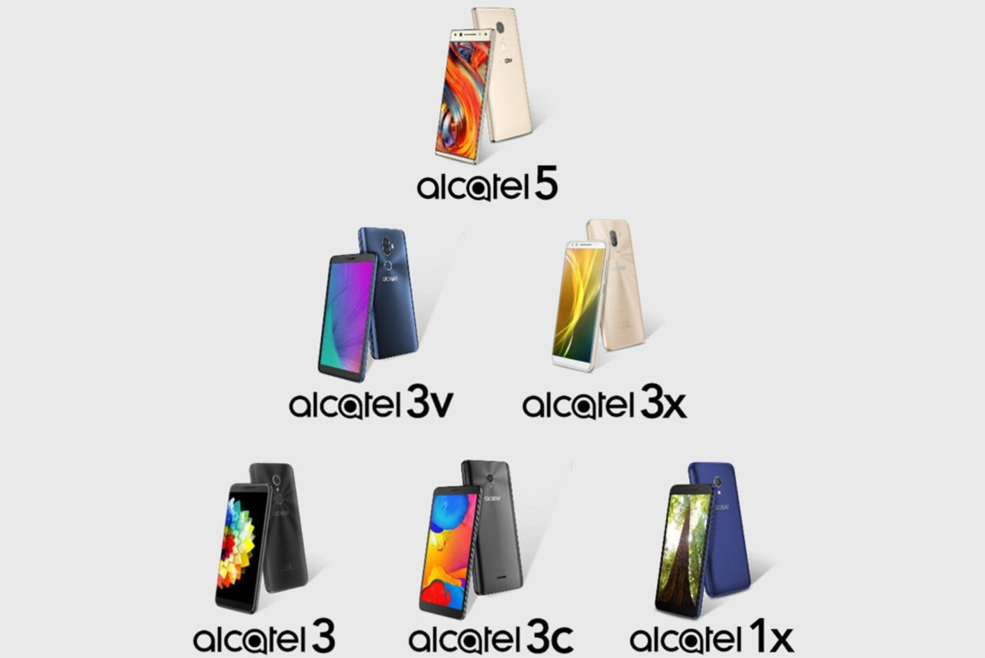 شش گوشی اندرویدی آلکاتل (Alcatel) که در سال 2018 عرضه می‌شوند