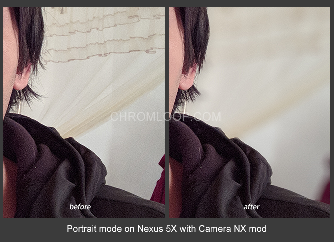 فعال کردن حالت پرتره دوربین نکسوس 5X و نکسوس 6P با Camera NX V7.3