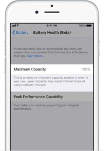 قابلیت Battery Health آیفون