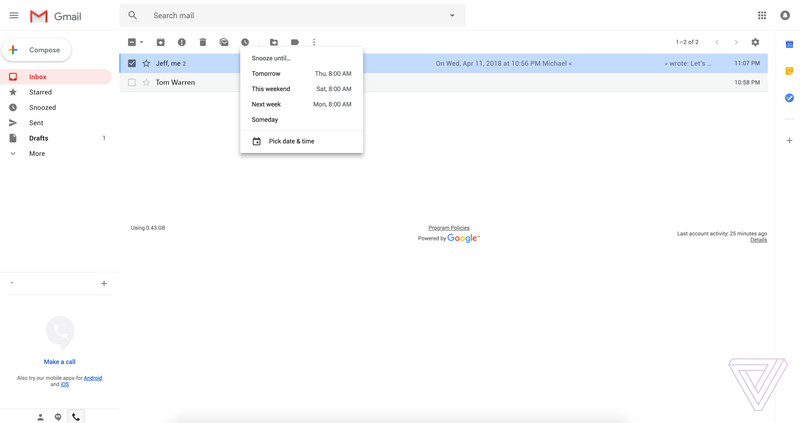 طراحی جدید جی میل (gmail)