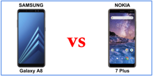 مقایسه نوکیا 7 پلاس با گلسی A8 2018