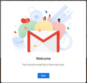 طراحی جدید جی میل (Gmail)