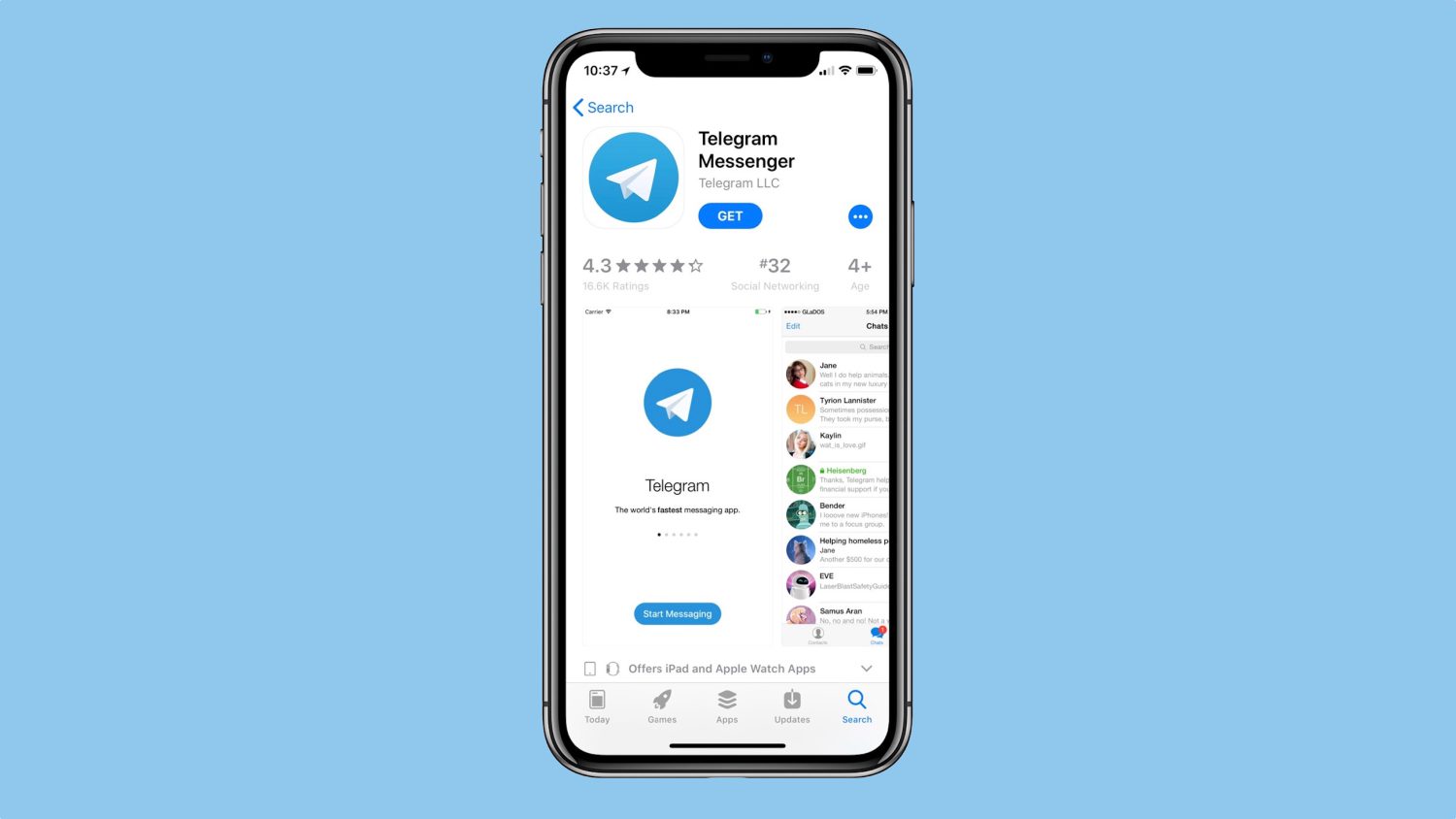 درخواست دولت روسیه از اپل برای حذف تلگرام از اپ استور (App Store)