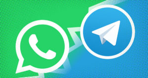 واتس اپ و تلگرام