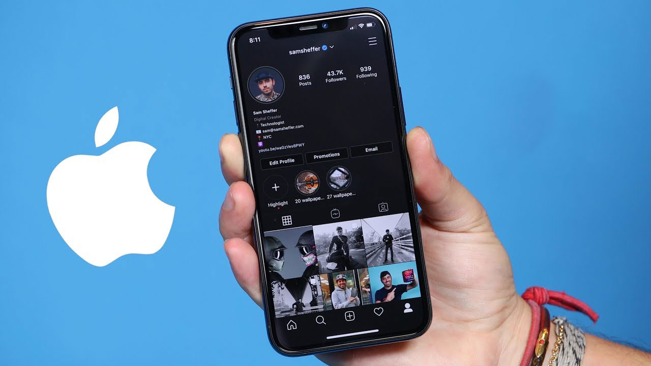 تم تاریک اینستاگرام آیفون با iOS 13 ممکن شد