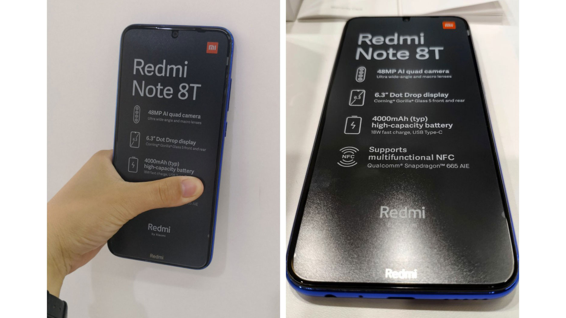 ردمی نوت ۸ تی (Redmi Note 8T) با اسنپدراگون ۶۶۵ و پشتیبانی از NFC معرفی خواهد شد