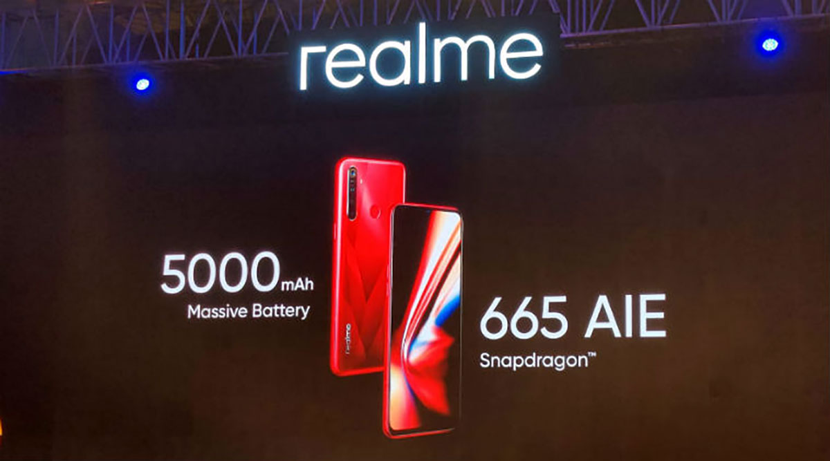 ریلمی ۵ اس (Realme 5s) با دوربین چهارگانه ۴۸ مگاپیکسلی، اسنپدراگون ۶۶۵ و باتری ۵۰۰۰ میلی آمپری به قیمت ۱۳۹ دلار