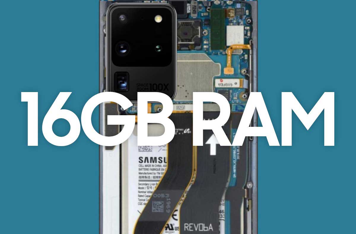 حافظه رم ۱۶ گیگابایت LPDDR5 سامسونگ برای موبایل