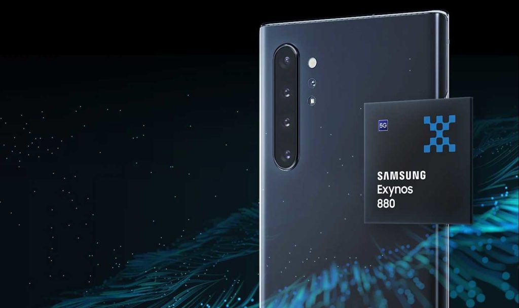 تراشه ۸ نانومتری سامسونگ Exynos 880 5G