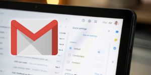 منو تنظیمات Gmail