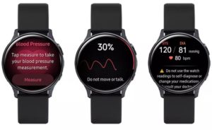 آپدیت اندازه گیری فشارخون Galaxy Watch Active 2