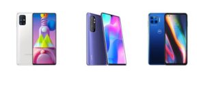 مقایسه گلکسی M51 با شیائومی Mi Note 10 Lite و موتو جی 5G پلاس
