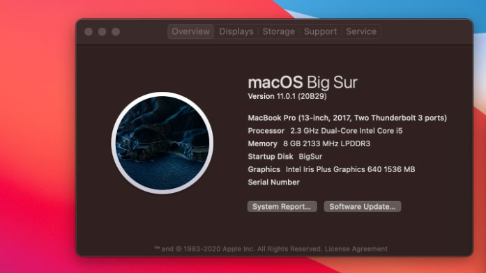 آپدیت macOS Big Sur برای مک‌بوک‌پروهای قدیمی ایجاد مشکل می کند