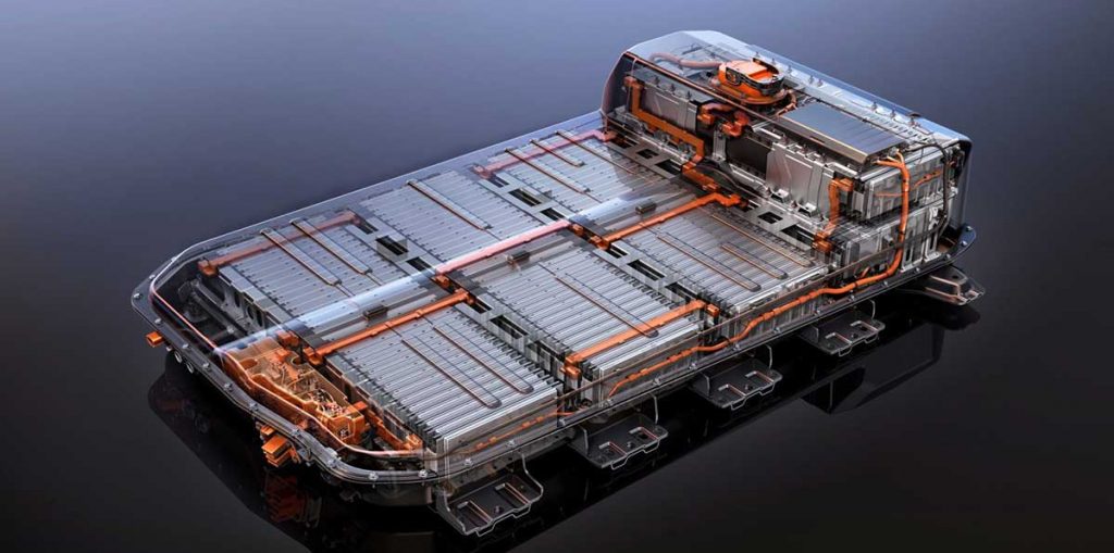 باتری‌های استفاده شده در یک موتور الکتریکی خودرو