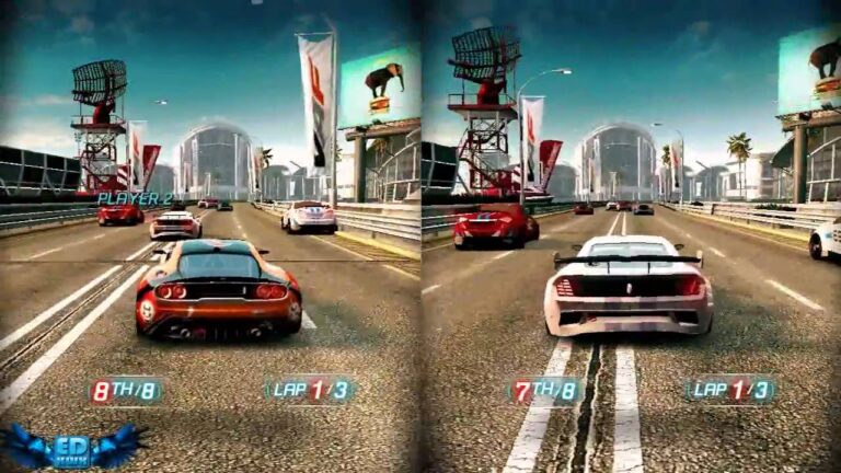 2 player split screen racing games pc free download