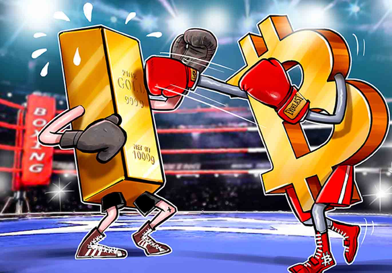 ارزش کل بازار بیت کوین 7 درصد ارزش بازار طلا است