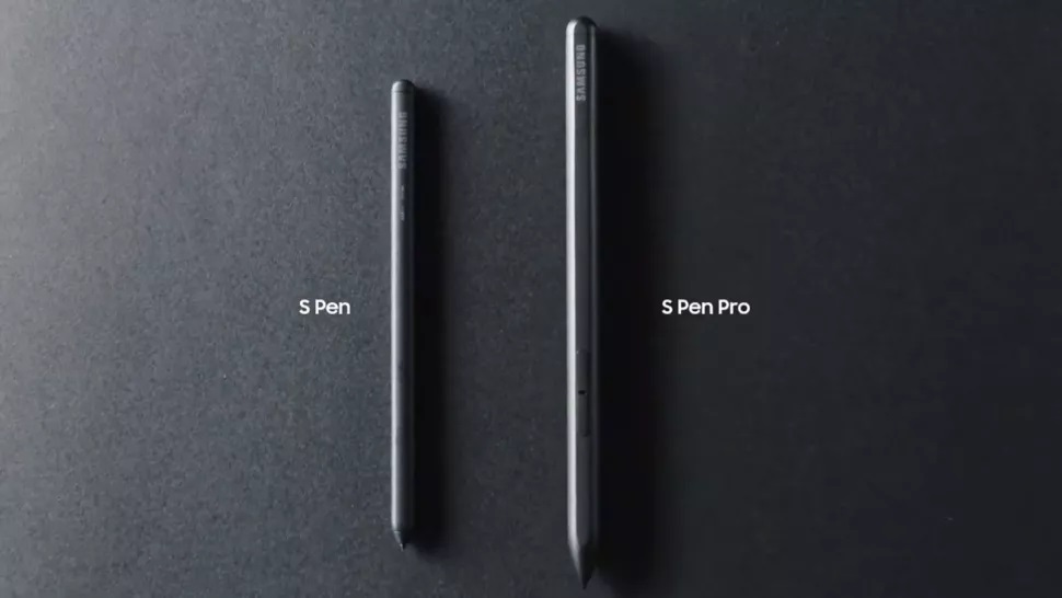 قلم S Pen در کنار S Pen Pro