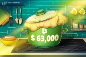 قیمت بیت کوین ۶۳ هزار دلار