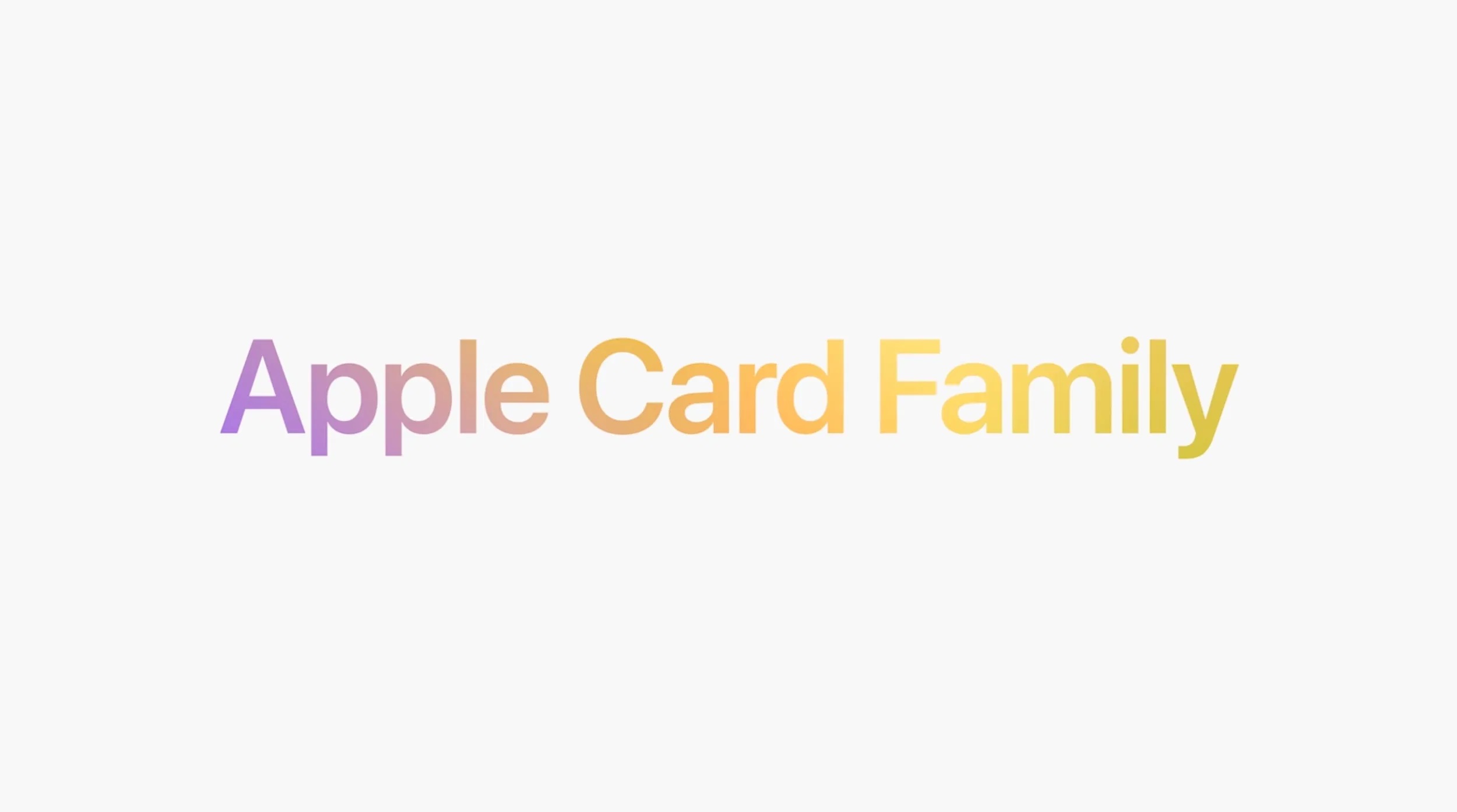کارت اعتباری Apple Card Family