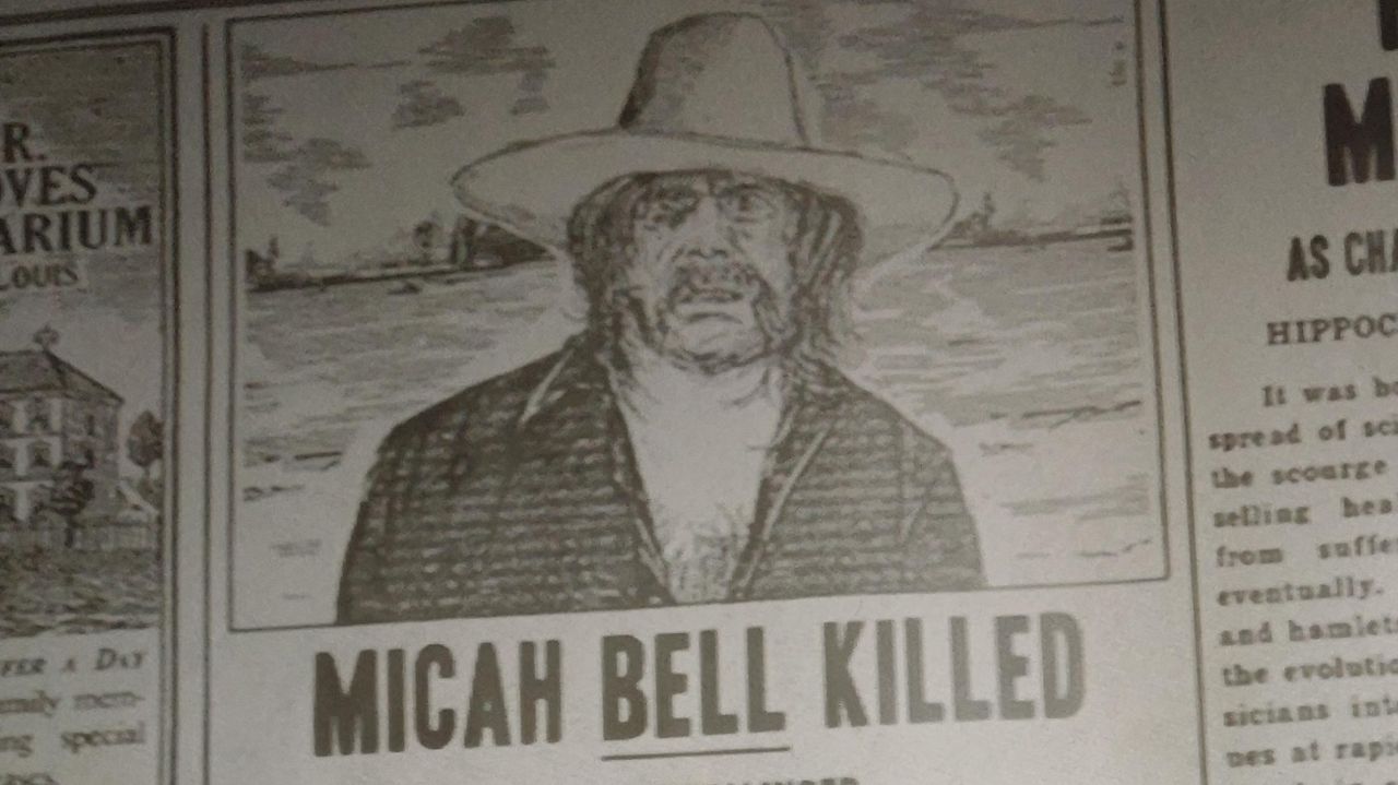 خبر قتل مایکا بل در روزنامه