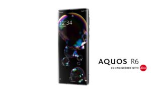 رندر گوشی شارپ AQUOS R6