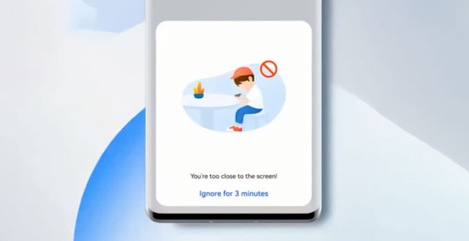 هشدار نزدیک بودن گوشی به صورت HarmonyOS 2.0