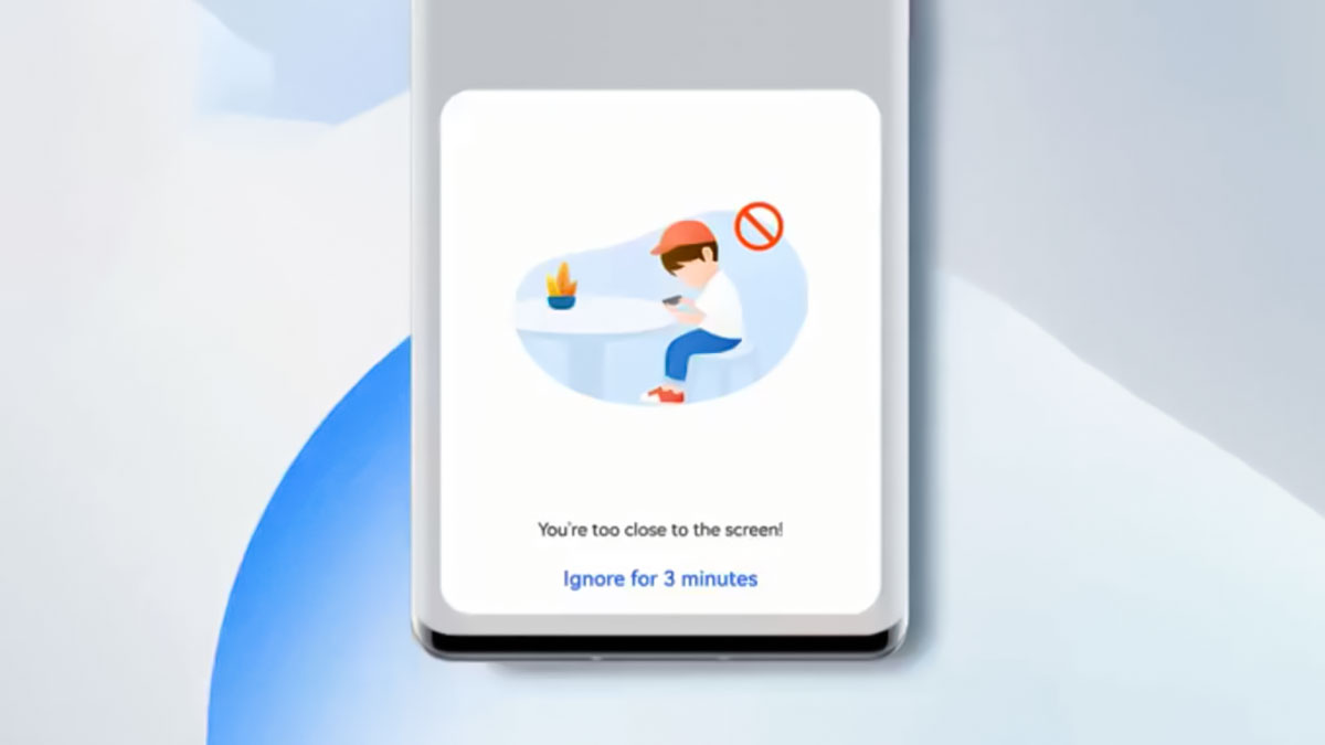 هشدار نزدیک بودن گوشی به صورت HarmonyOS 2.0
