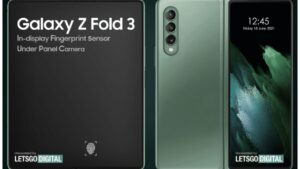 رندر گلکسی Z Fold 3