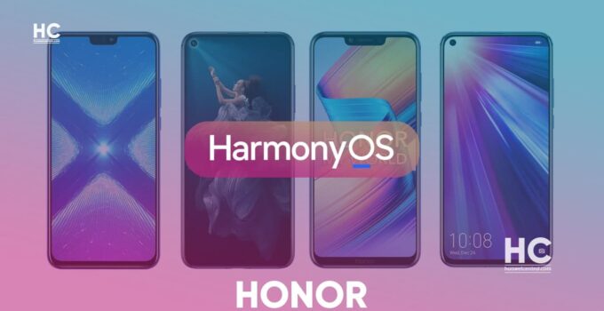لیست دریافت کنندگان HarmonyOS آنر