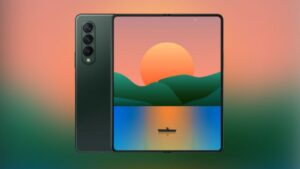 دوربین سلفی Galaxy Z Fold 3 سامسونگ