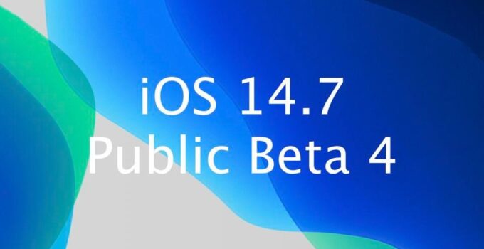 نسخه چهارم بتا iOS 14.7