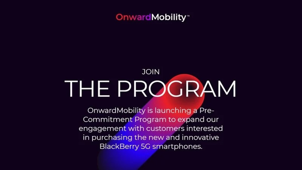 گوشی 5G بلک بری به‌لطف OnwardMobility بزودی معرفی خواهد شد
