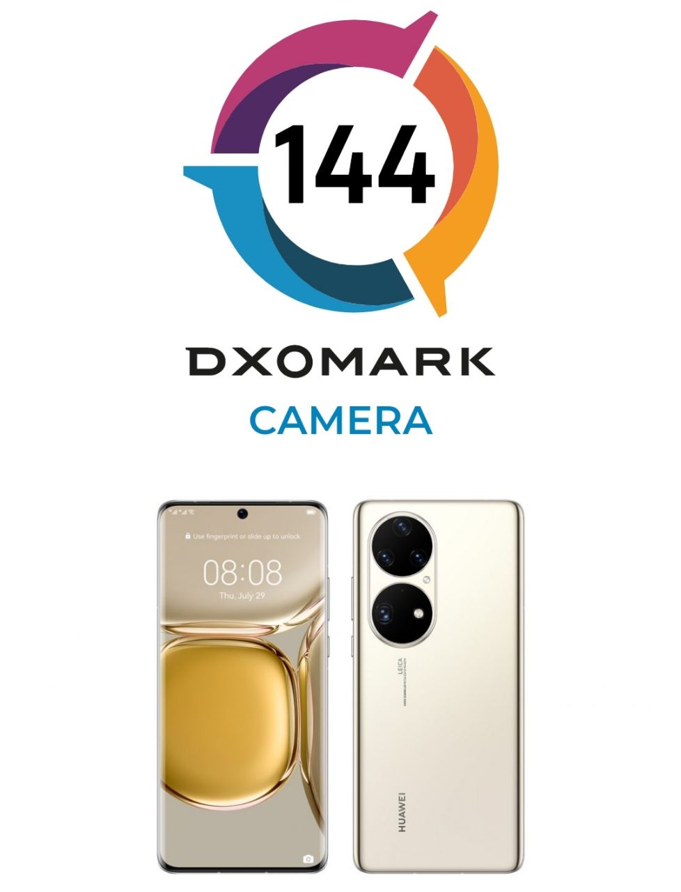 امتیاز DxO دوربین اصلی Huawei P50 Pro