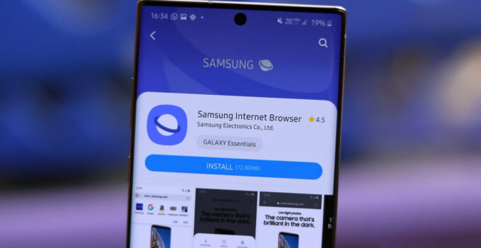 مرورگر Samsung Internet 19.0