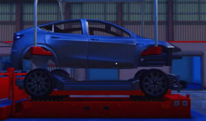 ماشین Tesla Model Y در PUBG Mobile 1.5 Ignition
