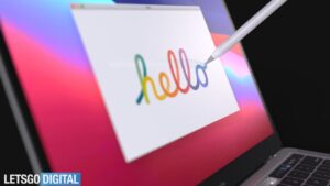 کانسپت MacBook Pro با Apple Pencil