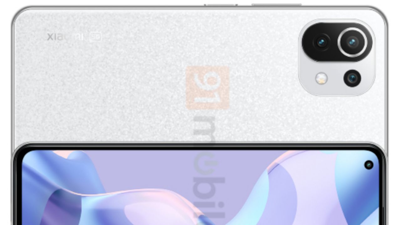 رنگ سفید Xiaomi Mi 11 Lite 5G