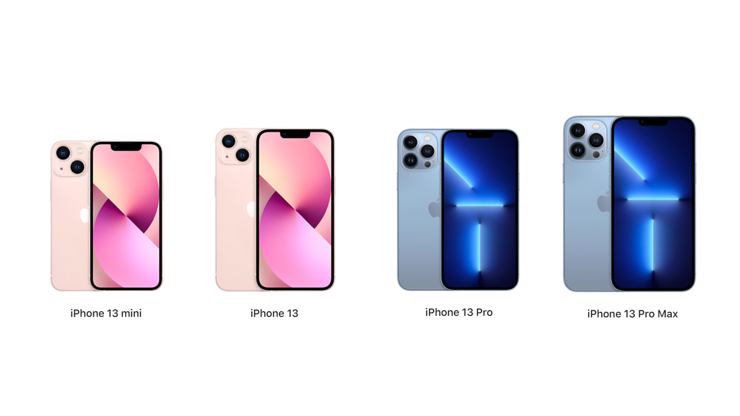 رنگ بندی و قیمت خانواده آیفون ۱۳ اپل با قیمت آیفون ۱۲ و آیفون ۱۱ پس از ارایه iPhone 13
