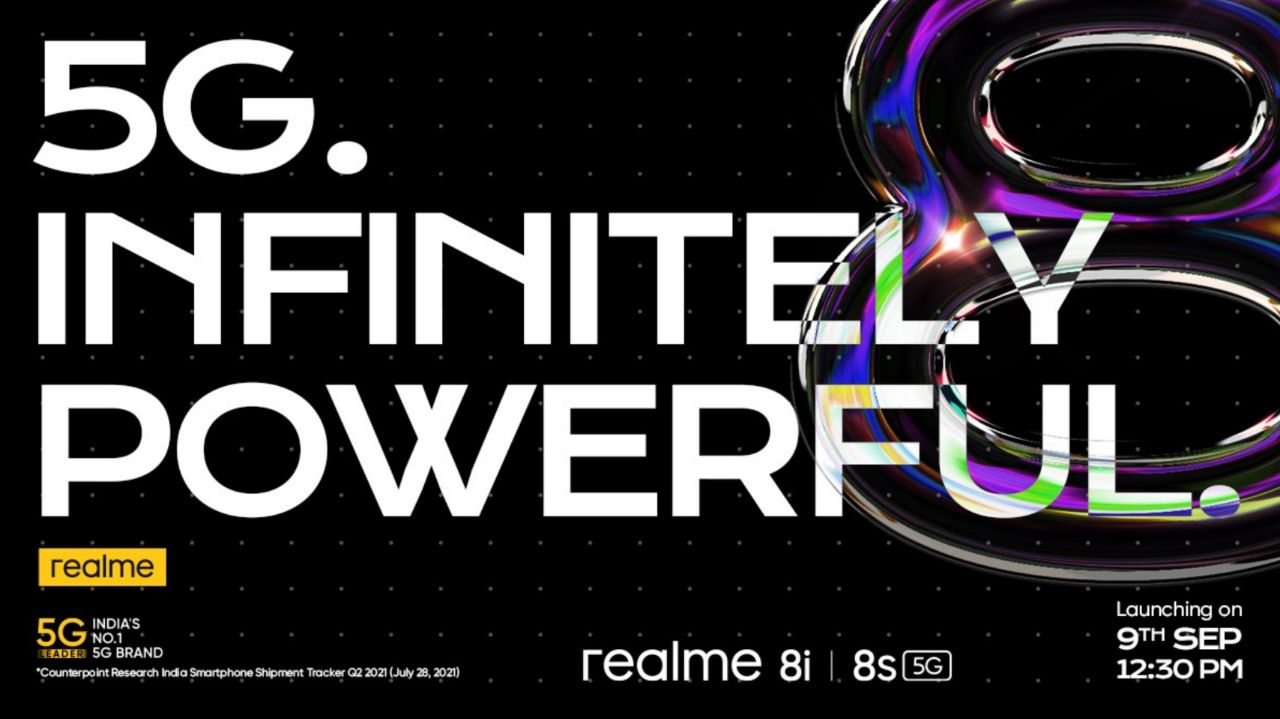 تاریخ رونمایی Realme 8s و Realme 8i مشخص شد: ١٨ شهریور ١۴٠٠
