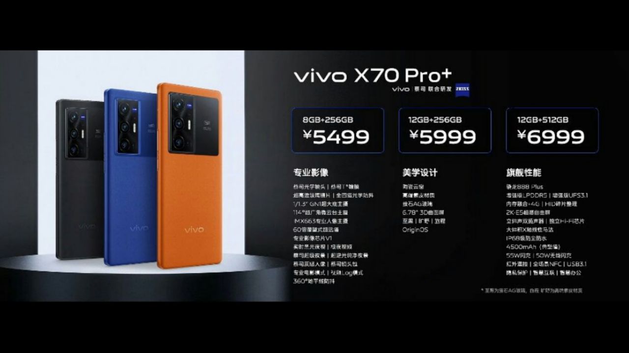 قیمت Vivo X70 Pro Plus