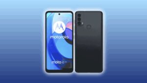 رندر Moto E30
