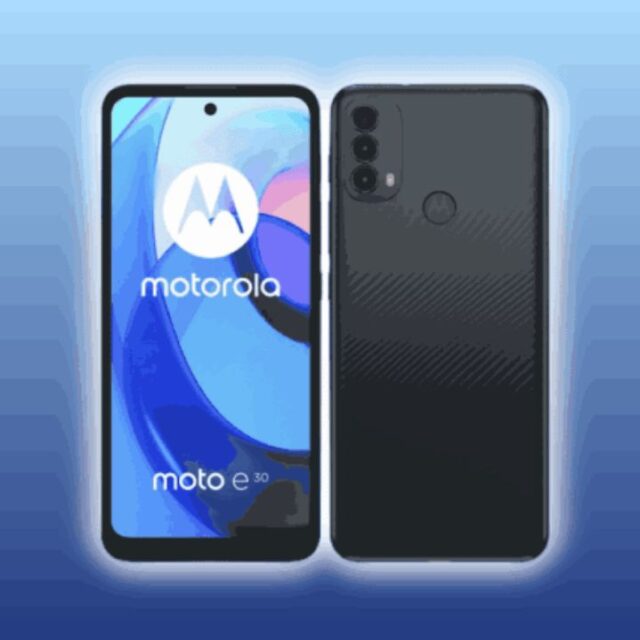 رندر Moto E30