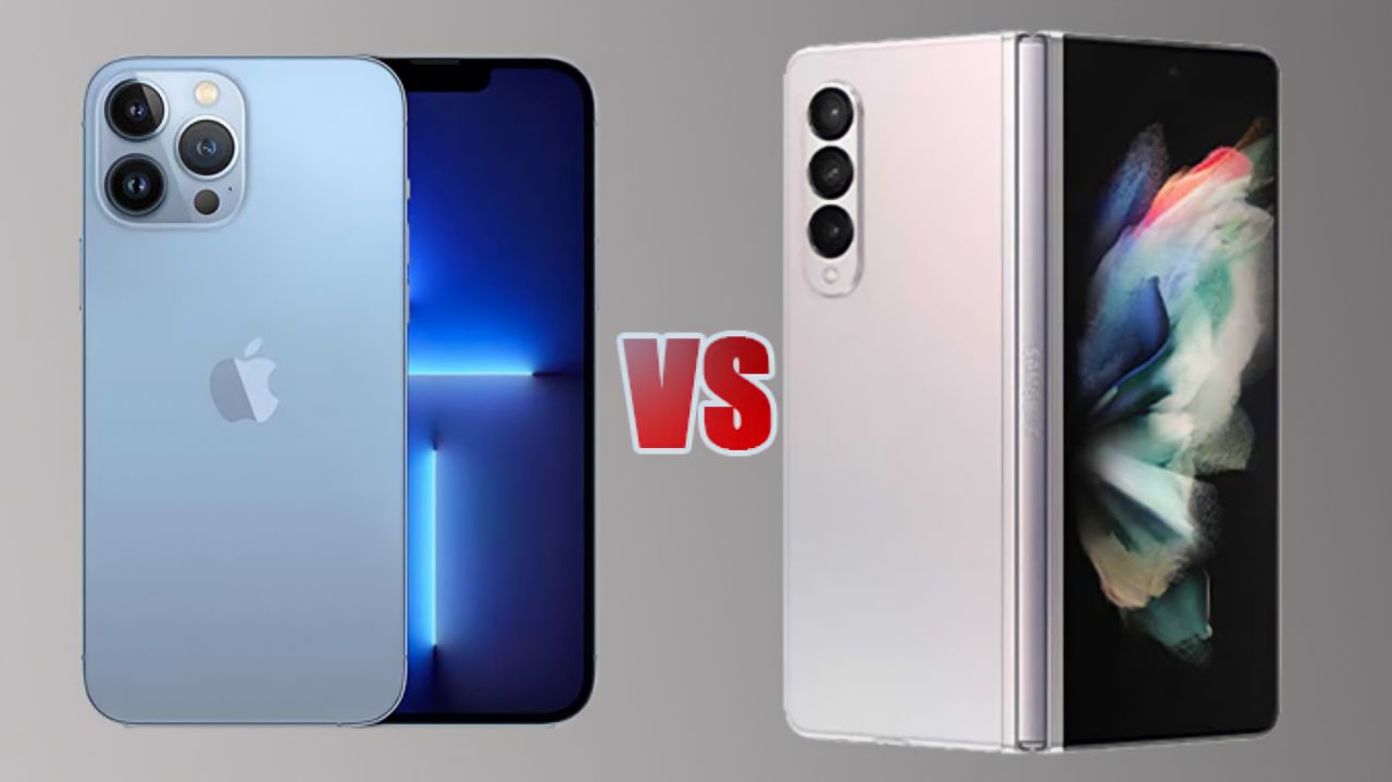 مقایسه سامسونگ Galaxy Z Fold 3 و آیفون ١٣ پرو مکس